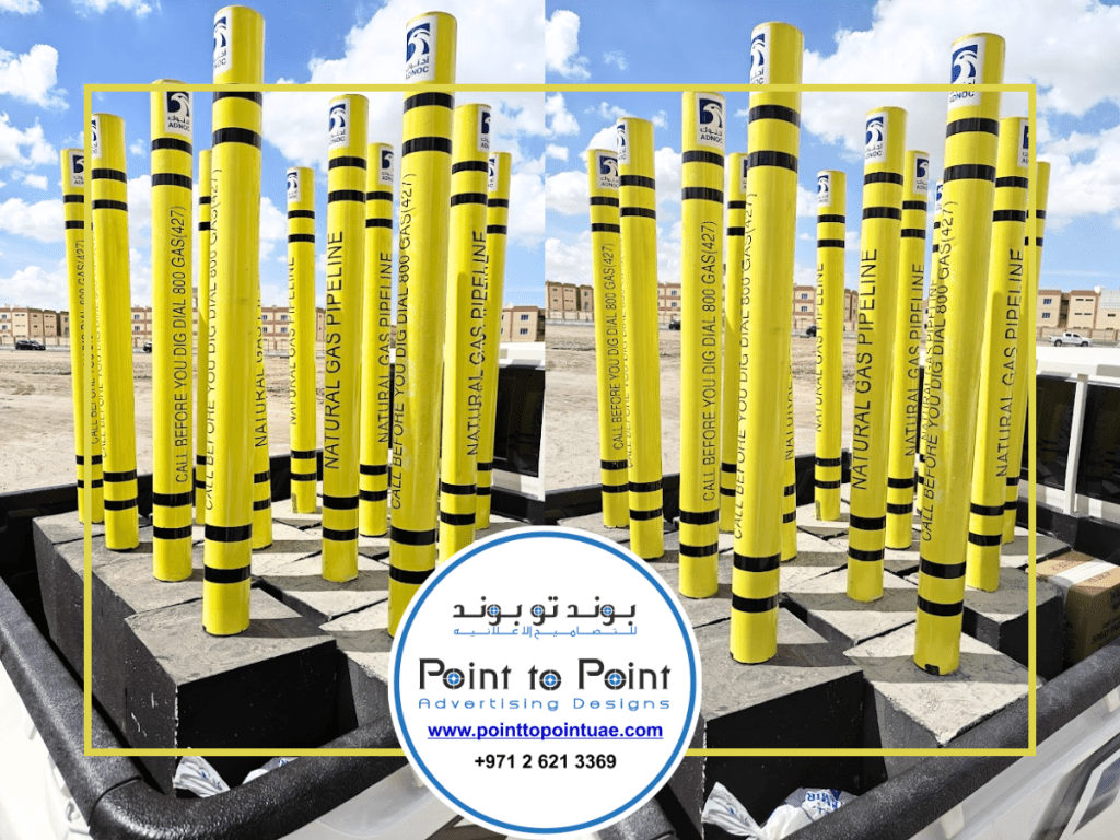Bollards manufacturer in UAE – Point to Point UAE metal fabrication workshop producing stainless steel and galvanized bollards in Abu Dhabi and Dubai