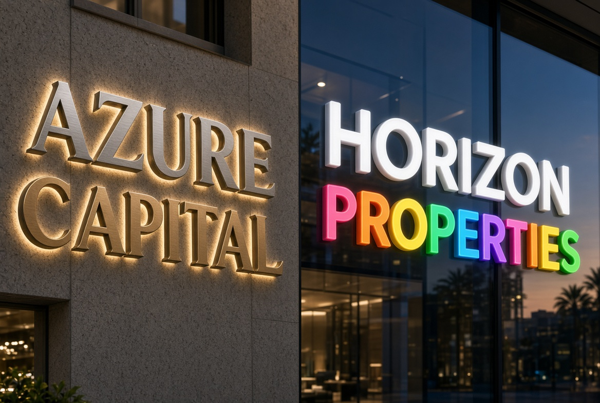 Metal and acrylic signage options for UAE businesses